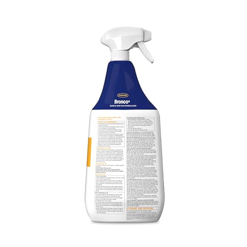 Farnam Bronco E Fly Spray for Horses, Dogs & Premises 32 oz Spray - size: 32 fl oz