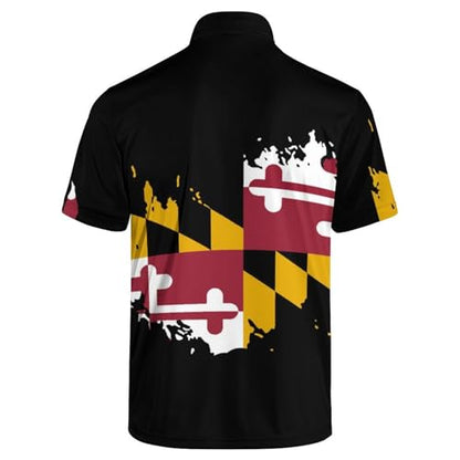 Men‘s Golf Shirt Funny Polo Shirts Short Sleeve Golf Polo Shirts Gifts Print Shirts - color: Style-polo-a16, size: Medium