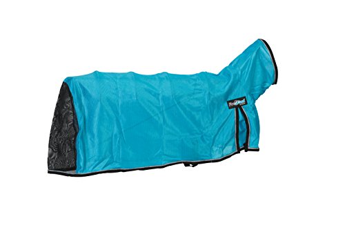 Weaver Leather Livestock ProCool Mesh Sheep Blanket with Reflective Piping, Hurricane Blue, Medium