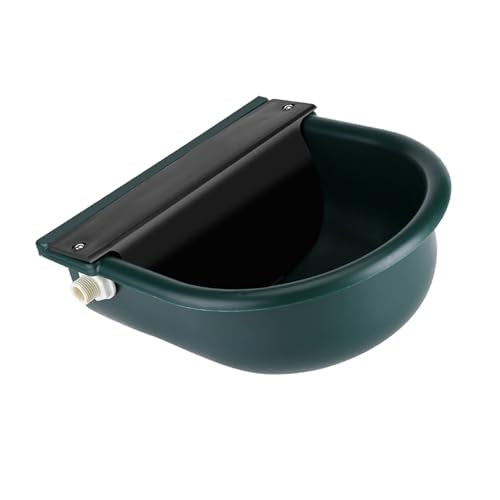 Ejoyous Automatic Water Troughs Livestock, Cattle Water Bowls Poultry Drinking Bowl Adjustable Water Level, for Sheep Goat Horse Dog Water Bowl Trough