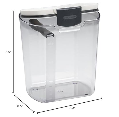 ProKeeper Flour Storage Container with Airtight Lid, 4-Quart Capacity - color: Flour Keeper, size: 1 Piece