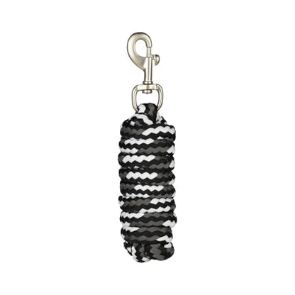 Horze Adepto Soft Durable Polyester 7' Lead Rope with Snap Hook | Horses and Livestock - color: Dark Navy