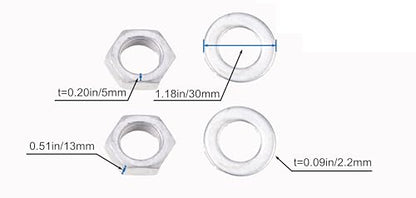 J-Bolt Post Hinge with 5/8" Hinge Pin Galvanized Post Gate Hinge for Chain Link Fence, Washers & Nuts Included (10" (2 Pcs)) - size: 10" (2 Pcs)