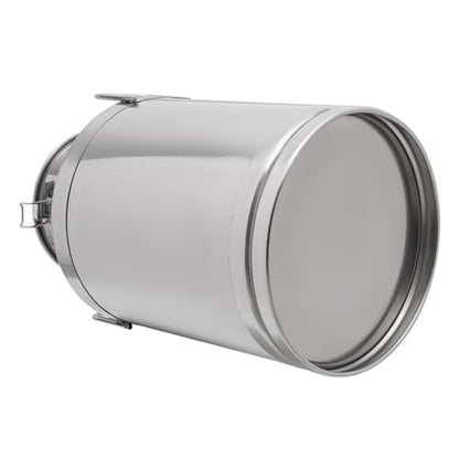 DYNAMI 15.9Gal Stainless Steel Milk Bucket With Faucet,Thickened Stainless Steel Milk Can with Sealing Lid,Large Liquid Container Storage,for Milk,Wine, Oil Storage Transport (60L/15.9gal,w/Faucet) - size: 15.9gal