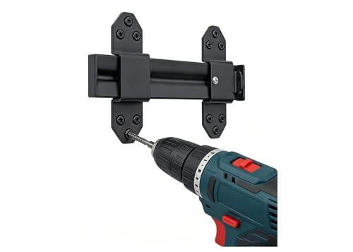 Heavy Duty Slide Bolt Gate Latch,Gate Latch Lock with Padlock Hole,Gate Latch for Wooden Fences, Barn Doors, Sliding & Swing Gates, Outdoor Sheds & Courtyards, Matte Black(2Pack) - color: Black (2Pack)