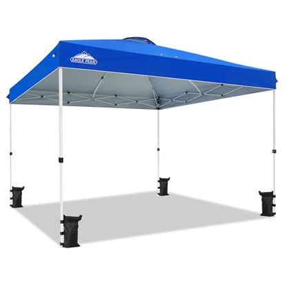 EAGLE PEAK 12x12 Pop Up Canopy Tent Easy Up Canopy Outdoor, Blue - color: Blue, size: 12x12