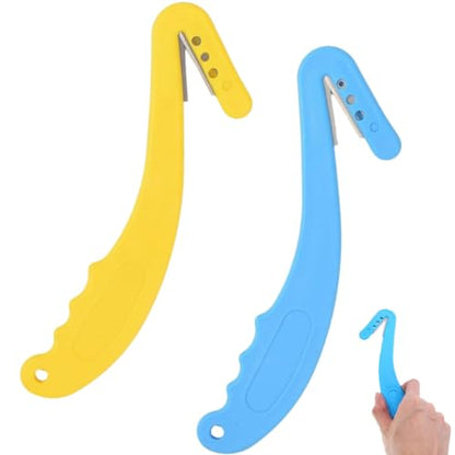 2 Pack Livestock Ear Tag Remover Kit Safety Ear Tag Remover Tool Label Removal Set for Cattle Goats and Pigs