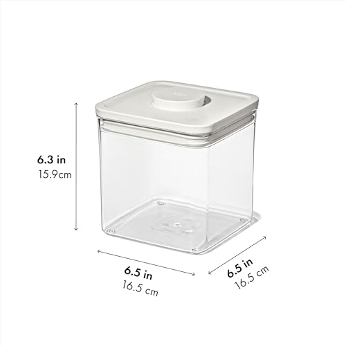 OXO Pet Food Storage POP Container - 2.8 Qt/2.6 L, Whisker Gray - color: Whisker Gray, size: 2.8 Qt