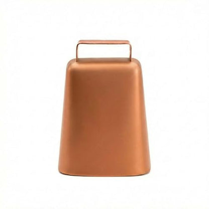 Livestock Cow Bell, Herd Tracking Loud Bell, Cow, Goat Sheep (Bronze, Medium) 5" - size: Medium