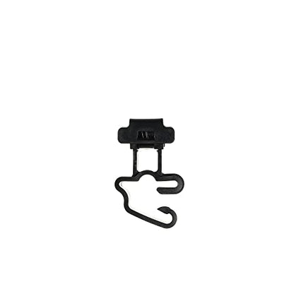 Electric Fence T-Post Insulators for Polytape, Snap-on, 24 Count | Holds Polytape，Polytape Electric Fence Insulators