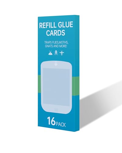 16 Pack Refill Cartridges for Stem and Compatible with Raid Essentials Flying Insect Light Trap Compatible with Wondercide Plug-in Blue Light Trap for Fly Bug Mosquito Gnat Indoor - style: 16 Pack