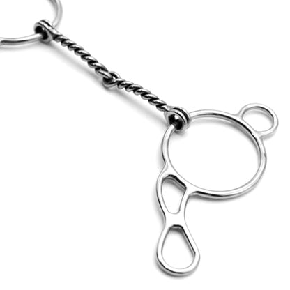 Jeffers Equine Horse Bits, Durable Training Horse Tack, Western Riding Equipment, Equestrian Accessories - style: Twisted Sweet Iron Bit