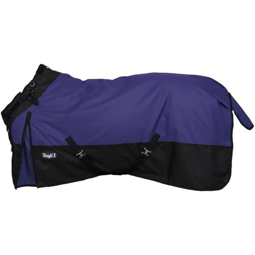 TOUGH1 1200D Turnout Blanket with SNUGGIT, 200-G, Purple, 69-in - color: Purple, size: 69In