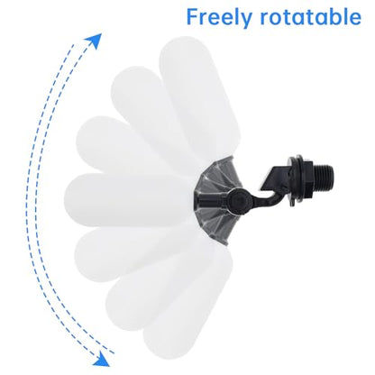 Float Valve, 2 Pcs 1/2 inch Water Level Control Adjustable Arm Automatic Fill Water Valve for Livestock Water Trough, Aquariums with Tape