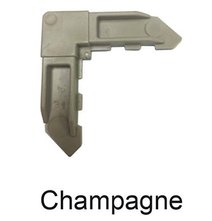 Assembled Custom Size Window Screens (Champagne) - color: Champagne