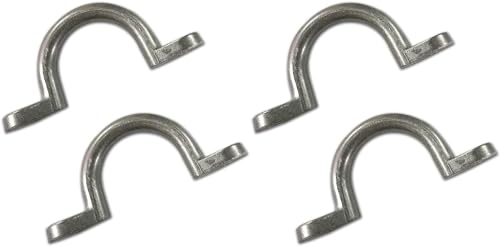 Aluminum Bolt-On Tie Loop 2" ID Tie Down Ring Horse (4pack