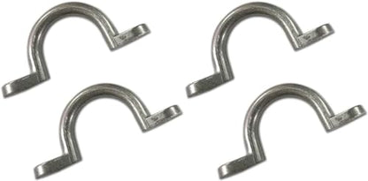 Aluminum Bolt-On Tie Loop 2" ID Tie Down Ring Horse (4pack
