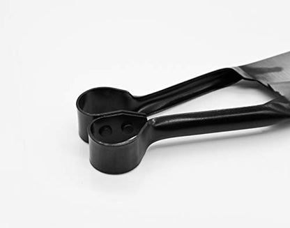 Sheep Shear Grass Shear Alpaca Shears R Shaped Design For Large Thick-Haired Animal Grooming (Black) - color: Black