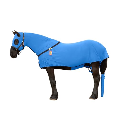RESISTANCE Full Body Slinky with Zipper Hood and Belly Wrap, Various Sizes and Colors - color: Royal Blue, size: Medium