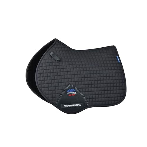 WeatherBeeta Prime Air-Tec Jump Shaped Saddle Pad - color: Charcoal, size: Large