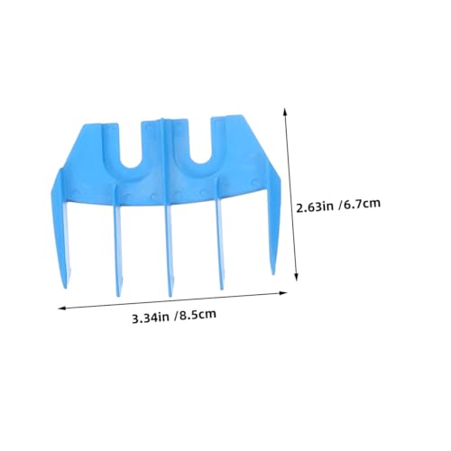 2pcs Sheep Shear Guide Combs: 5 and 9 Tooth Blue Clipper Guards