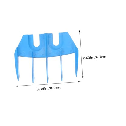 2pcs Sheep Shear Guide Combs: 5 and 9 Tooth Blue Clipper Guards