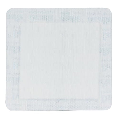 DermaRite Sterile Bordered Gauze Dressing with Adhesive Border, 6 in, 1 ct | Flexible Non-Linting Material, First-Aid, Individually Packaged