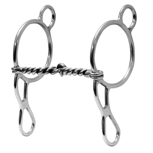 Jeffers Equine Horse Bits, Durable Training Horse Tack, Western Riding Equipment, Equestrian Accessories - style: Twisted Sweet Iron Bit
