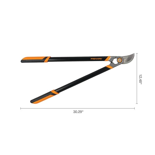 Fiskars 30" Forged Garden Bypass Loppers, 2" Cut Capacity Tree Trimmer | Branch Cutter Tool, Heavy-Duty Steel Blade with Low-Friction Coating, Long Handles for Leverage and Controlled Pruning - style: 30 in