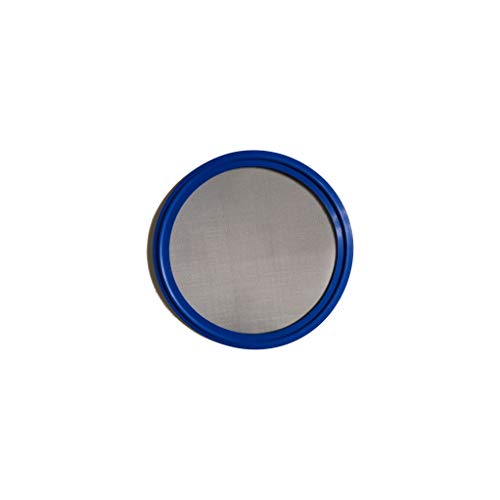 5 Micron VITON/FKM Tri Clamp Screen Filter Gasket 316L (5Uf Micron/2000Mesh) Stainless Steel Pharmaceutical Grade Filter Mesh. VITON with & FDA Certification (6") - size: 6 Inch