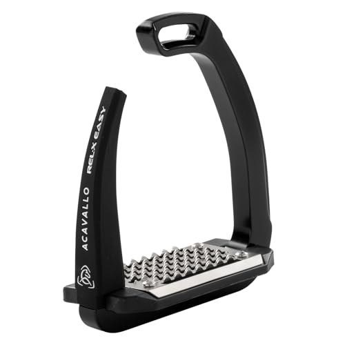 Acavallo Rel-X Easy Stirrups - color: Black