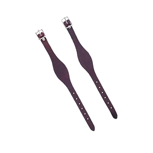 Saddles & Such Brown Leather Stirrup Hobble Straps from