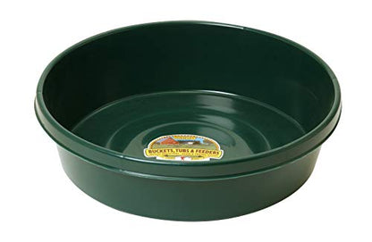 Little Giant® Plastic Utility Pan | Feed Pan | Durable & Versatile Livestock Feeding Bucket | Made in USA | 3 Gallon | Green - color: Green, size: 12 Quart