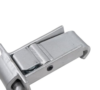 Mytee Products 2 Pack 5/8 Inch Stake Pocket D Rings w/Outward Protruding Design, 18000 lbs | Adjustable Trailer Stake Pocket Tie Down Utility for Flatbed Trucks & Trailer w/Hitch Pin - color: Silver w/ Outward Protruding, size: 2 - Pack