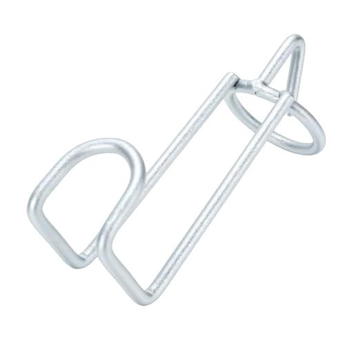 Horse Feed Bucket Hooks, 2 Pack Metal Stall Hanger for Horse Stable Barn Fence, with Weather Proof Coating Easy Install No Tools, for Livestock Water Bucket Tack Supplies