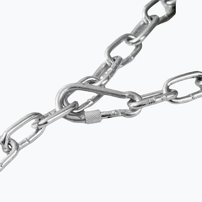 Heavy Gate Chain Lock,Stainless Steel Gate Latches Link Lock with 2 Quick Locking Carabiner Clip Hooks for Livestock Horse Goat Cows Stall,Outdoor Fence Gate,Barn