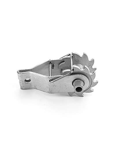 QWORK in-Line Strainer Tensioner, Heavy-Duty Wire Strainer with Compression Clip for Electric Fence and Farm Fence, 4 Pieces