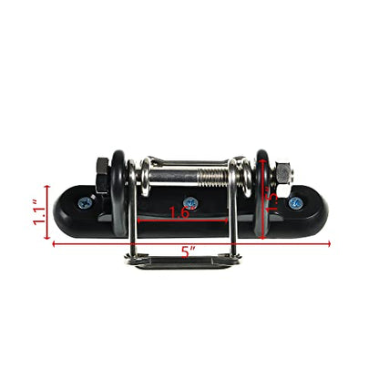 Electric Fence Tape Corner/Ends Insulator with Buckles, 6 Pack | Wood Post Tape Connector, With Screw, For Polytape up to 40mm