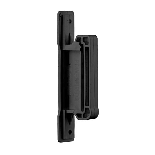25-Pack Electric Fence Wood Post Poly Tape Insulators, Black - color: Black