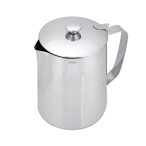 Espresso Accessories,Milk Frothing Pitcher,Milk Pitcher,Milk Frother and Steamer,Frothing Pitcher,Coffee Steaming Pitcher Milk Frothing Mug with Lid 1500mL