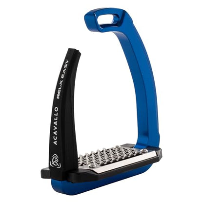 Acavallo Rel-X Easy Stirrups - color: Blue