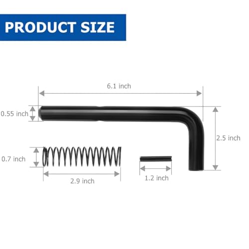 2 Packs Trailer Gate Pin,Utility Trailer Accessories,819T Trailer Gate Spring Latch Kit, Heavy Duty Trailer Gate Latch Repair Kit for Carry-On Utility Trailers