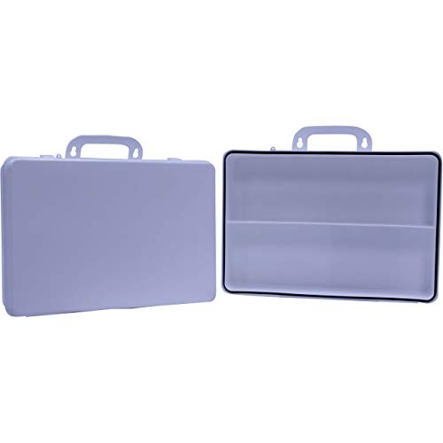 Kemp USA 36 Capacity Unit Plastic First Aid Kit Box with Weather-Resistant Gasket Empty Mountable Medical Storage Case Durable Living Hinge & Secure Clasps (Large) - size: Large