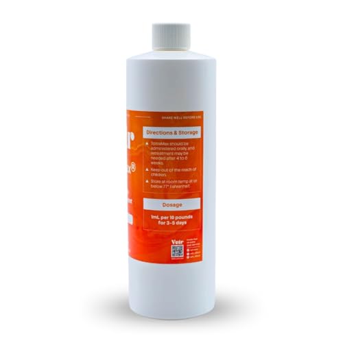 Toltrazuril 10.0% for Horses, Dogs, Cats, 500mL/16.9 Ounce, for Non-Food Chain Animals - size: 10% Strength | 500mL/16.9 Ounces