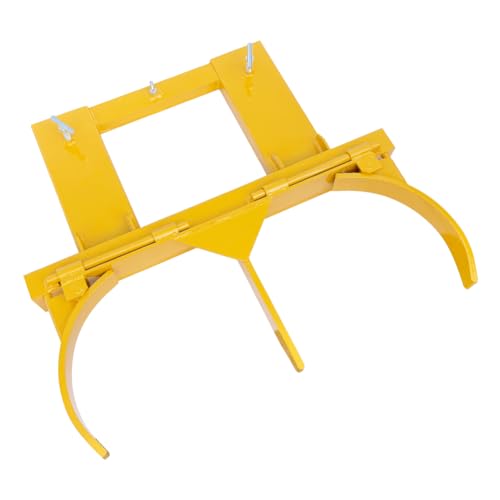 Forklift Double Drum Grabber, 2000 lbs Capacity Dual Drum Handler for 55 Gallon Steel & Plastic Barrels - color: Double Drum Grab