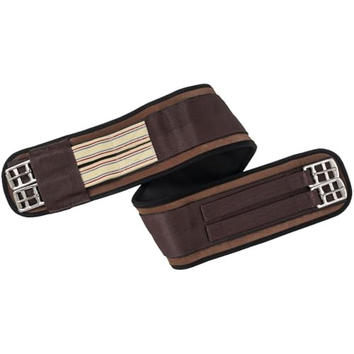 Tough 1 Air Flow Nyloprene English Girth 44 Brown - color: Brown, size: 44
