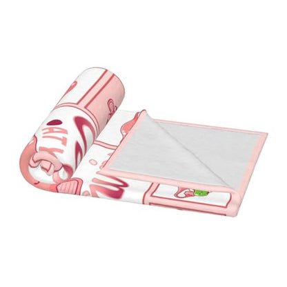 Cervix Uterus Blanket OBGYN at Your Cervix Throw Blanket All Season Ultra Soft Cozy Fleece Hysterectomy Gifts Fuzzy Plush Bedding Blankets Hysterectomy Recovery Gifts for Girls Women 80"x60" - color: Cervix Uterus, size: 80"x60"