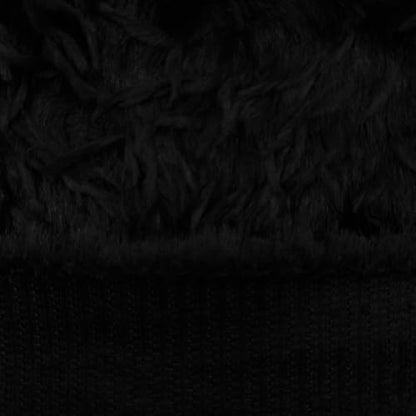 FabricLA Feather Mink Faux Fur Fabric by The Yard | Ultra Soft 600 GSM Plush Fabric | 62" Wide | Black Mink Feather Fur | Ideal for Blankets, Pillows, Apparel, Costumes & Upholstery - 1 Yard Pre Cut - color: Black Mink Feather Fur, size: 1 Yard Pre Cut