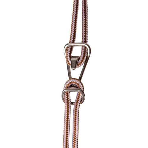 Professional's Choice Easy ON Rope Halter W/Lead - color: Rust