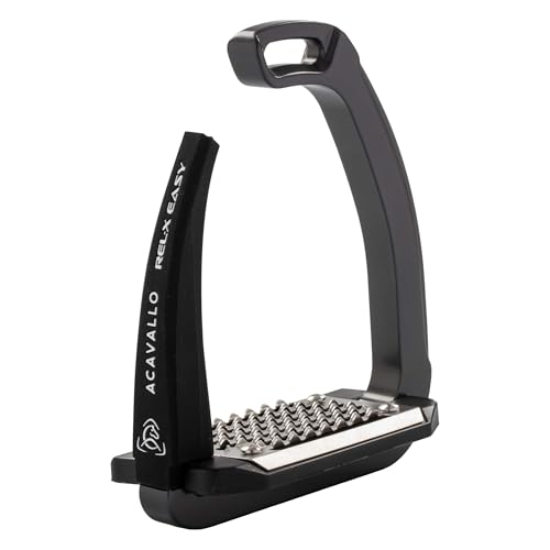 Acavallo Rel-X Easy Stirrups - color: Charcoal